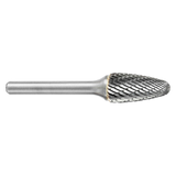 ATA SGSPRO 13328 | 3/8" Cutter Diameter x 1/4" Shank x 2-1/2" OAL x 3/4" LOC Brazed SF-3 Ball Nosed Tree Burr