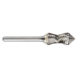 ATA SGSPRO 11763 | 1/2" Cutter Diameter x 1/4" Shank x 3" OAL x 1-1/8" LOC Radius Brazed SK-5RA D/C Countersink Radius Burr