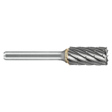 ATA SGSPRO 19608 | 1/2" Cutter Diameter x 1/4" Shank x 2-3/4" OAL x 1" LOC Brazed SB-5 Cylinder with End Cut Burr
