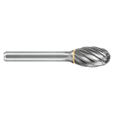 ATA SGSPRO 19624 | 5/8" Cutter Diameter x 1/4" Shank x 2-3/4" OAL x 1" LOC Brazed SE-6 Oval Burr