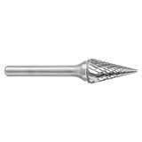 ATA SGSPRO 10298 | 1/2" Cutter Diameter x 1/4" Shank x 2-3/4" OAL x 7/8" LOC Heavy Duty Cut Brazed SM-5 Cone Burr