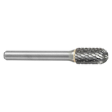 ATA SGSPRO 10311 | 1/2" Cutter Diameter x 1/4" Shank x 2-3/4" OAL x 1" LOC TiAIN Coated Brazed SC-5 Cylinder Ball Nosed Burr