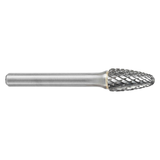 ATA SGSPRO 10320 | 3/8" Cutter Diameter x 1/4" Shank x 2-1/2" OAL x 3/4" LOC TiAIN Coated Brazed SF-3 Ball Nosed Tree Burr