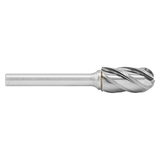 ATA SGSPRO 19579 | 3/8" Cutter Diameter x 1/4" Shank x 2-1/2" OAL x 3/4" LOC NG Non-Ferrous Cut Brazed SC-3 Cylinder Ball Nosed Burr