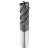 SGS 37667 | 0.750" Diameter x 0.750" Shank x 2.250" LOC x 5.000" OAL x 0.120" Radius 5 Flute AlTiN (Ti-NAMITE-A) Coated Corner Radius End Mill