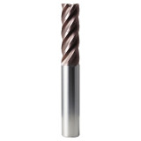 SGS 37648 | 0.750" Diameter x 0.750" Shank x 2.250" LOC x 5.000" OAL x 0.030" Radius 5 Flute TM (Ti-NAMITE-M) Coated Chip Breaker Corner Radius End Mill