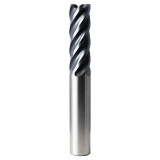 SGS 37546 | 0.500" Diameter x 0.500" Shank x 1.500" LOC x 3.500" OAL x 0.090" Radius 5 Flute AlTiN (Ti-NAMITE-A) Coated Corner Radius End Mill