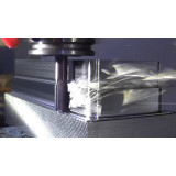 SGS 37855 | 0.438" Diameter x 0.438" Shank x 0.875" LOC x 4.000" OAL 5 Flute AlTiN (Ti-NAMITE-A) Coated Chip Breaker Square End Mill