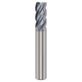 SGS 38710 | 0.250" Diameter x 0.250" Shank x 0.500" LOC x 2.500" OAL x 0.030" Radius 5 Flute MN (MEGACOAT NANO) Coated Corner Radius End Mill