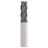 SGS 47805 | 6.00mm Diameter x 6.00mm Shank x 13.00mm LOC x 57.00mm OAL x 1.00mm Radius x 34-38 Degree Helix Angle 4 Flute TX (Ti-NAMITE-X) Coated Carbide Corner Radius End Mill