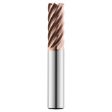 SGS 74626 | 0.630" Diameter x 0.630" Shank x 1.575" LOC x 3.622" OAL x 0.079" Radius 7 Flute TM (Ti-NAMITE-M) Coated Corner Radius End Mill