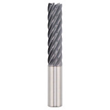 SGS 74866 | 0.984" Diameter x 0.984" Shank x 2.480" LOC x 5.315" OAL 7 Flute AlTiN (Ti-NAMITE-A) Coated Chip Breaker Square End Mill