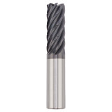 SGS 77458 | 0.750" Diameter x 0.750" Shank x 3.000" LOC x 5.250" OAL x 0.120" Radius 7 Flute AlTiN (Ti-NAMITE-A) Coated Chip Breaker Corner Radius End Mill
