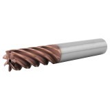 SGS 74705 | 12.00mm Diameter x 12.00mm Shank x 36.00mm LOC x 83.00mm OAL x 2.00mm Radius x 37 Degree Helix Angle 7 Flute TM (Ti-NAMITE-M) Coated Carbide Corner Radius End Mill