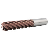 SGS 74825 | 0.787" Diameter x 0.787" Shank x 2.362" LOC x 4.528" OAL x 0.039" Radius 7 Flute TM (Ti-NAMITE-M) Coated Corner Radius End Mill