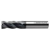 Data Flute 44931-19-D| FeRx40375-020C19 3/8" Diameter x 3/8" Shank x 1" LOC x 2-1/2" OAL C19 Coated Roughing End Mill