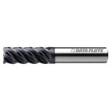 Data Flute 50122-70-D| MHCRL50750-156C10 3/4" Diameter x 3/4" Shank x 3-1/4" LOC x 6" OAL C4 Coated Corner Radius End Mill