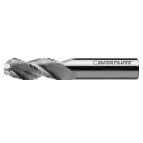 Data Flute 33932-00-D| SSBNC30750 5/8" Diameter x 5/8" Shank x 1-5/8" LOC x 3-1/2" OAL C4 Coated Ball Nose End Mill
