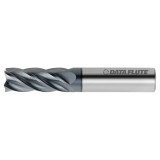 Data Flute 53798-70-D| SSI50375-020C10 3/8" Diameter x 3/8" Shank x 1" LOC x 2-1/2" OAL C10 Coated Corner Radius End Mill