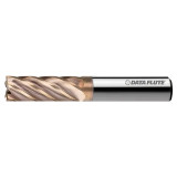 Data Flute 55790-35-D| SSI61000-120C35 1" Diameter x 1" Shank x 2" LOC x 5" OAL C35 Coated Corner Radius End Mill