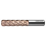 Data Flute 55423-35-D| SSIL60500-090C35 1/2" Diameter x 1/2" Shank x 2" LOC x 4" OAL C35 Coated Corner Radius End Mill