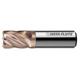 Data Flute 55353-35-D| SSIST60312-020C35 1/4" Diameter x 1/4" Shank x 3/8" LOC x 2" OAL C35 Coated Square End Mill