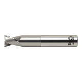 OSG 20240700 | EXOCARB 1/2" Diameter x 0.500" Shank x 0.500" LOC x 4.000" OAL x 0.030" Radius x 30 Degree Helix Angle 2 Flute BRIGHT Coated Carbide 2024 Corner Radius End Mill