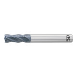OSG 3130535 | EXOCARB 3.50mm Diameter x 6.00mm Shank x 1.00mm LOC x 45.00mm OAL x 30 Degree Helix Angle 4 Flute WXL Coated Carbide 3704 Square End Mill