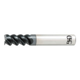 OSG HP460-1575 | HY-PRO CARB 4.00mm Diameter x 6.00mm Shank x 14.00mm LOC x 64.00mm OAL x 60 Degree Helix Angle 3 Flute TiAlN Coated Carbide HP460 Square End Mill