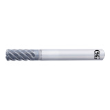OSG 3188204 | EXOCARB 4.00mm Diameter x 6.00mm Shank x 8.00mm LOC x 5.00mm OAL x 0.40mm Radius x 45 Degree Helix Angle 6 Flute DUROREY Coated Carbide 4970 Corner Radius End Mill