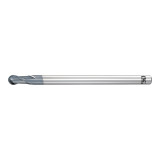 OSG 36100111 | EXOCARB 1/32" Diameter x 0.250" Shank x 0.031" LOC x 2.500" OAL x 0.016" Radius x 30 Degree Helix Angle 2 Flute WXL Coated Carbide 3610 Ball End Mill