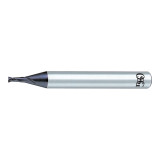 OSG 37700028 | EXOCARB 10.00mm Diameter x 1.00mm Shank x 22.00mm LOC x 10.00mm OAL x 1.00mm Radius x 30 Degree Helix Angle 2 Flute WXL Coated Carbide 3770 Corner Radius End Mill