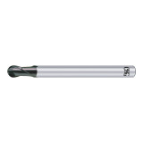 OSG 90110411 | EXOCARB 3/16" Diameter x 0.250" Shank x 0.281" LOC x 3.000" OAL x 0.094" Radius x 30 Degree Helix Angle 2 Flute WXS Coated Carbide 9011 Ball End Mill
