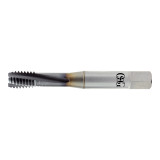 OSG 1305711008 | EXOTAP UNC #10 - 24 Thread Size x 0.194" Shank x 0.866" Length x 2.375" OAL Modified Bottom (2.5P) Chamfer H3 3 Flute V Coated VC-10 313TI Spiral Flute Tap