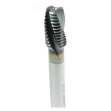 OSG 1316301108 | EXOPRO MF M12.00x1.25mm Thread Size x 9.32mm Shank x 21.00mm Length x 85.70mm OAL Plug (4.5P) Chamfer D5 3 Flute V Coated VC-10 13163 Spiral Flute Tap