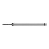 OSG 3300157 | EXOCARB 1.57mm Drill Size x 3.00mm Shank x 1.00mm Flute Length x 42.00mm OAL x 140 Degree Point Angle 2 Flute TiAlN Coated Carbide 5330 Micro Drill Bit