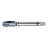 OSG 35000408 | EXOTAP M M6.00x1.00mm Thread Size x 6.48mm Shank x 12.00mm Length x 8.00mm OAL Plug (5P) Chamfer D5 3 Flute V Coated VC-10 350 Spiral Point Tap