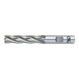 OSG 4501700 | 7/8" Diameter x 0.750" Shank x 1.875" LOC x 4.125" OAL x 30 Degree Helix Angle 5 Flute BRIGHT Coated HSS-CO 450 Roughing End Mill