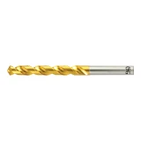 OSG 62745 | EX-GOLD 24.50mm Drill Size x 25.00mm Shank x 14.00mm Flute Length x 216.00mm OAL x 120 Degree Point Angle 2 Flute TiN Coated HSSE 1600 Jobber Length Drill Bit