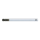 OSG 71730916 | EXOCARB 10.00mm Diameter x 1.00mm Shank x 1.00mm LOC x 125.00mm OAL x 5.00mm Radius x 30 Degree Helix Angle 4 Flute DIAMOND Coated Carbide 7173 Ball End Mill
