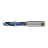 OSG HP253-1890 | HY-PRO CARB 4.80mm Drill Size x 6.00mm Shank x 28.00mm Flute Length x 66.00mm OAL x 140 Degree Point Angle 2 Flute EgiAs Coated Carbide HP253 Coolant Drill