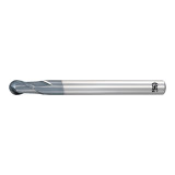 OSG 37110004 | EXOCARB 5.00mm Diameter x 4.00mm Shank x 1.00mm LOC x 10.00mm OAL x 2.50mm Radius x 30 Degree Helix Angle 2 Flute WXL Coated Carbide 3711 Ball End Mill