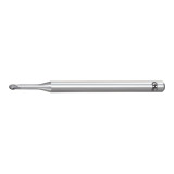 OSG 3123100 | EXOCARB 3.00mm Diameter x 6.00mm Shank x 2.40mm LOC x 5.00mm OAL x 1.50mm Radius x 30 Degree Helix Angle 2 Flute WXL Coated Carbide 3790 Ball End Mill