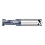 OSG 3181822 | EXOCARB 2.20mm Diameter x 4.00mm Shank x 3.30mm LOC x 45.00mm OAL x 30 Degree Helix Angle 2 Flute WXL Coated Carbide 3720 Square End Mill