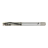 OSG 3350014203 | EXOPRO UNC 1/4" - 2 Thread Size x 0.255" Shank x 1.000" Length x 3.150" OAL Modified Bottom (2.5P) Chamfer H3 3 Flute HR Coated VC-10 335NI Spiral Flute Tap