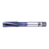 OSG 1316210408 | EXOTAP M M6.00x1.00mm Thread Size x 6.48mm Shank x 25.40mm Length x 63.50mm OAL Modified Bottom (2.5P) Chamfer D5 3 Flute V Coated VC-10 345TI Spiral Flute Tap