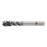 OSG 30704008 | EXOTAP UNF 9/16" - 18 Thread Size x 0.429" Shank x 0.665" Length x 3.937" OAL Modified Bottom (2.5P) Chamfer H5 4 Flute V Coated HSSE 307 Spiral Flute Tap