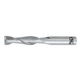 OSG ?462-1000 | 1.000" Diameter x 1.000" Shank x 2.250" LOC x 5.000" OAL x 30 Degree Helix Angle 2 Flute Bright Coated Carbide 462 Square End Mill