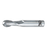 OSG 402-0591-BN11 | 1.50mm Diameter x 3.00mm Shank x 5.00mm LOC x 39.00mm OAL x 0.75mm Radius x 30 Degree Helix Angle 2 Flute TiAlN Coated Carbide 402BN BN Ball End Mill
