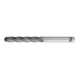 OSG 484-1250-BN | 1/8" Diameter x 0.125" Shank x 1.000" LOC x 3.000" OAL x 0.063" Radius x 30 Degree Helix Angle 4 Flute BRIGHT Coated Carbide 484BN BN Ball End Mill